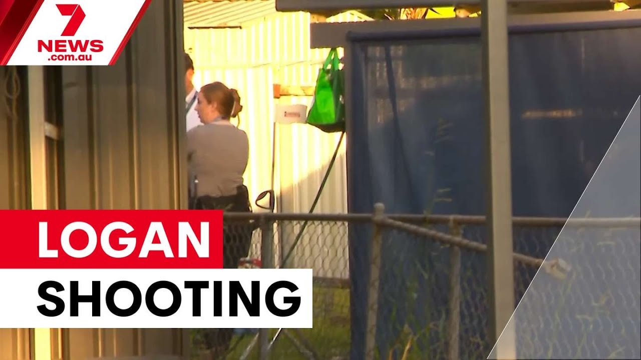 video thumbnail for 'Man fights for life after Logan shooting | 7NEWS'