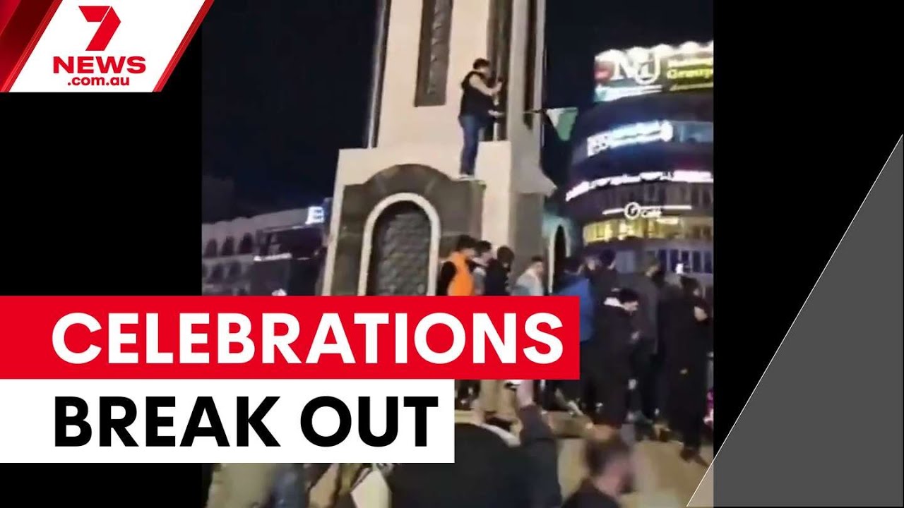 video thumbnail for 'Crowds celebrate across Iran after Khamenei killed | 7NEWS'