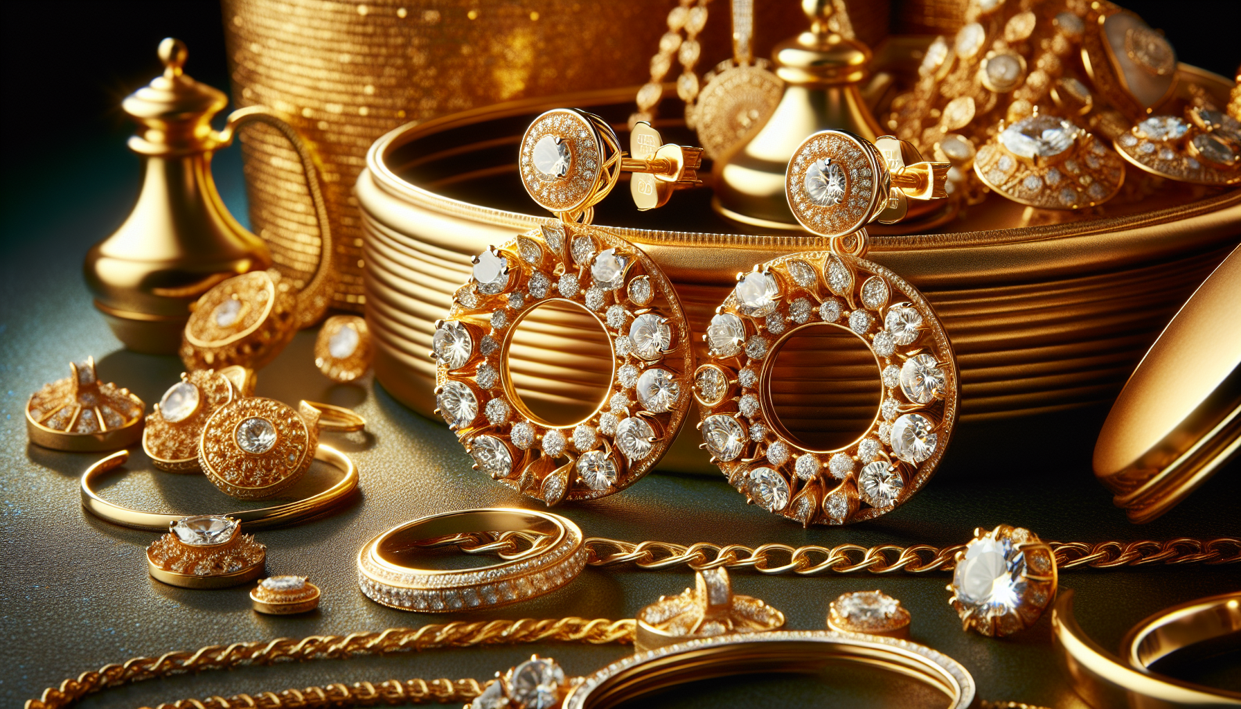 18K Gold Earrings Price in Dubai 18K Gold Earrings Price in Dubai