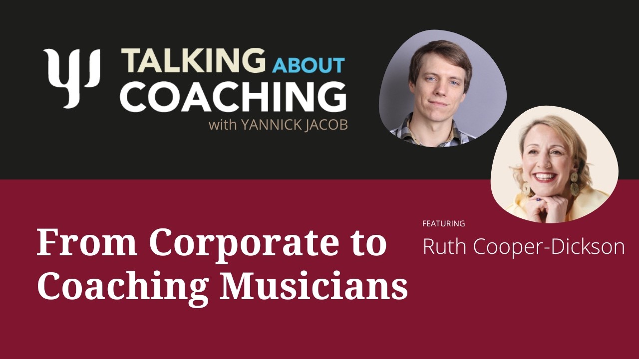 video thumbnail for 'Talking about Coaching w/ Ruth Cooper-Dickson - How to Launch a Successful Coaching Pilot'