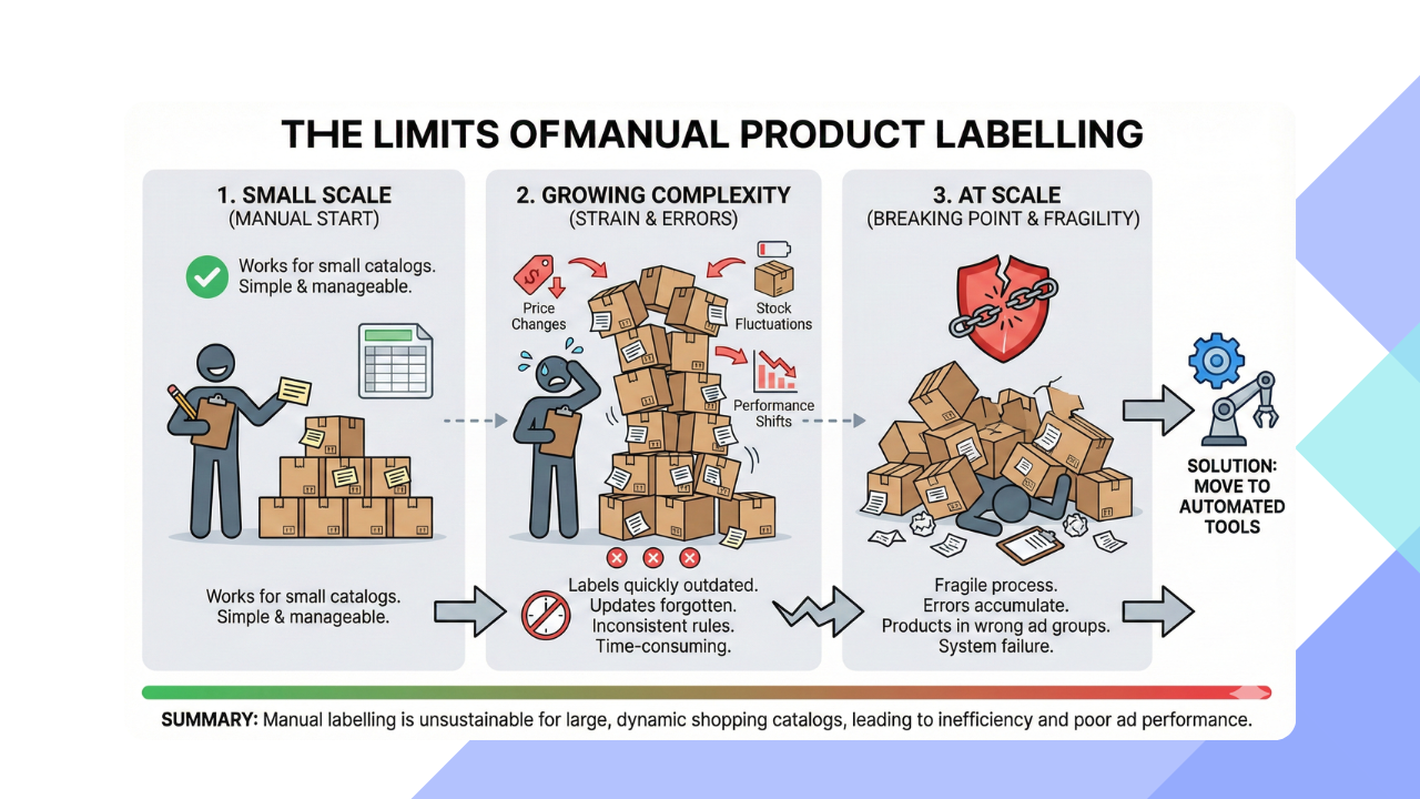 The limits of manual product labelling