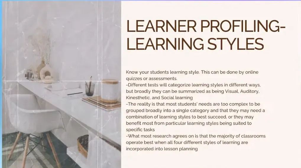 Flexible grouping in online classes