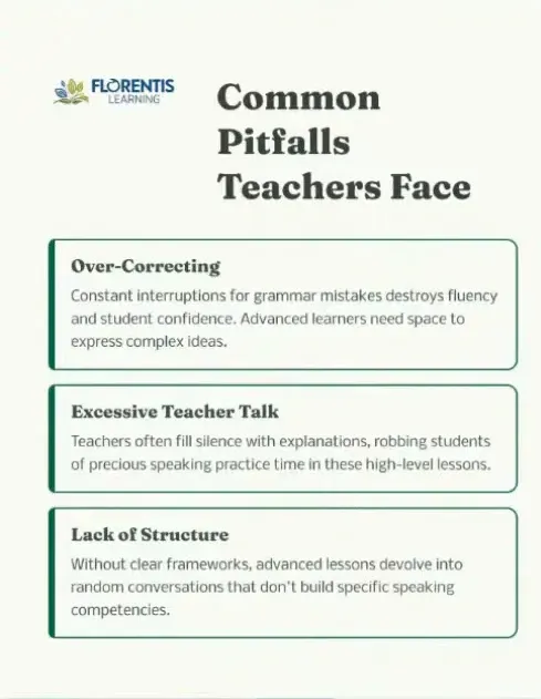 Teacher using a hand signal to prompt student self-correction