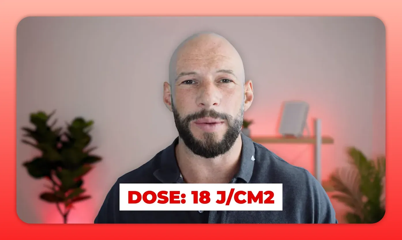 Presenter centered with a clear on‑screen banner reading 