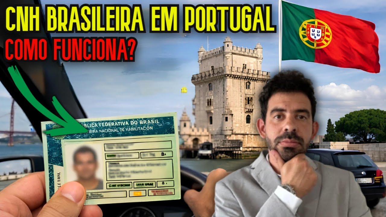 video thumbnail for 'APROVADA CNH BRASILEIRA EM PORTUGAL, COMO USAR A CARTEIRA DE MOTORISTA?'