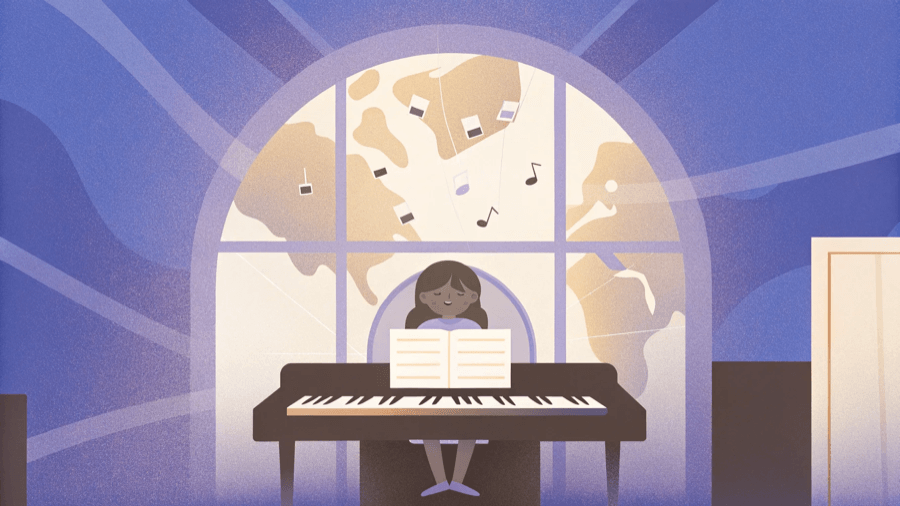 Piano désaccordé symbolisant les dissonances énergétiques en leadership