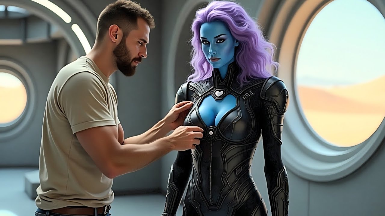 Featured image for the blog, "Take It Off!” He Ordered—But the Alien Girl’s Living Armor Kept Squeezing Her | an hfy story"