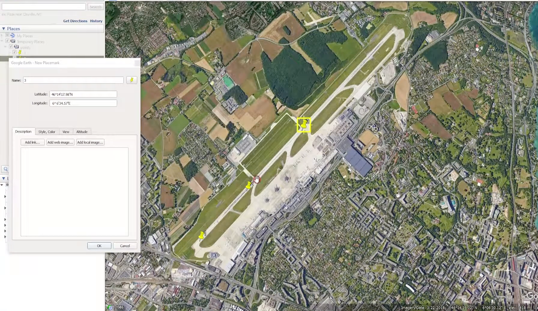 Creating a new folder for polylines