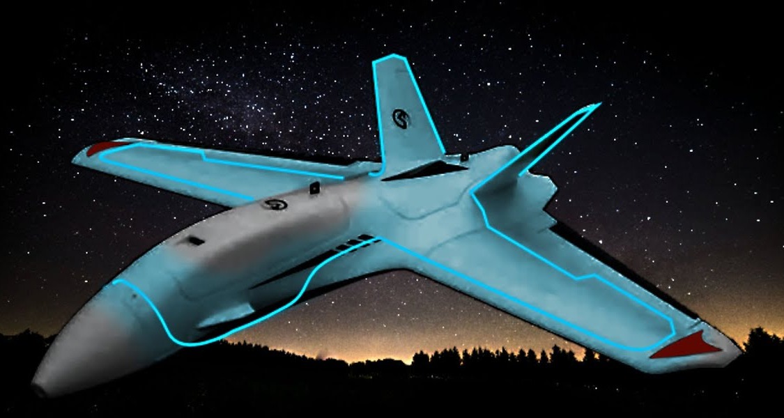 video thumbnail for 'I've had an idea for a TRON style night flying wing/plane. Have you used EL Wire with modern stuff?'