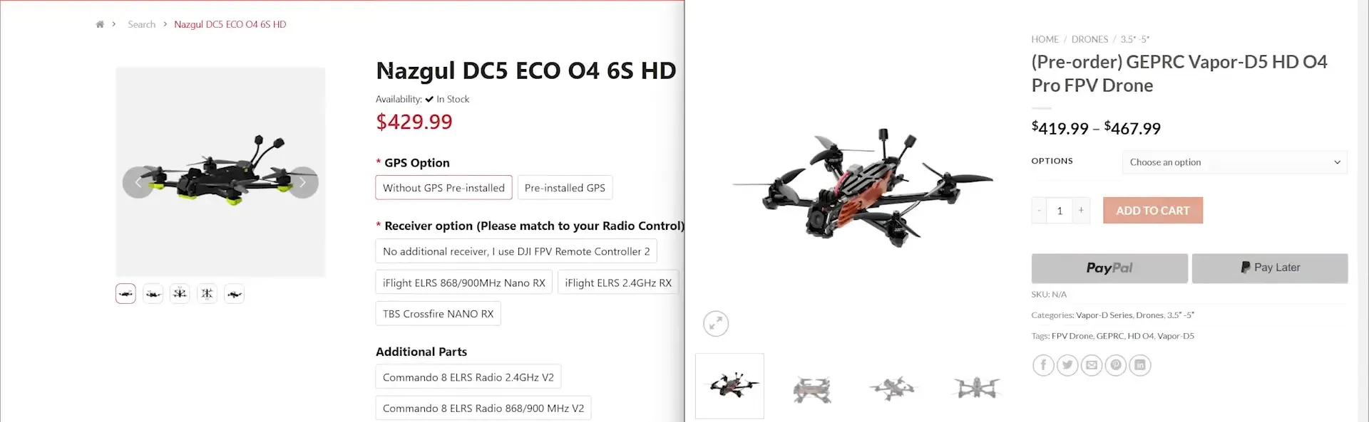 Spectating setup with DJI goggles