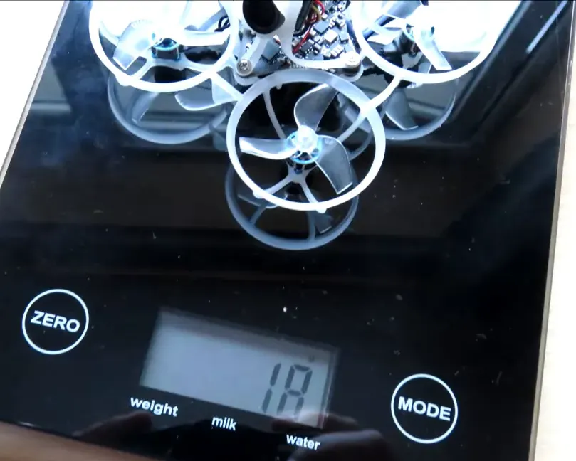 Testing glow charge with a flashlight; not very effective