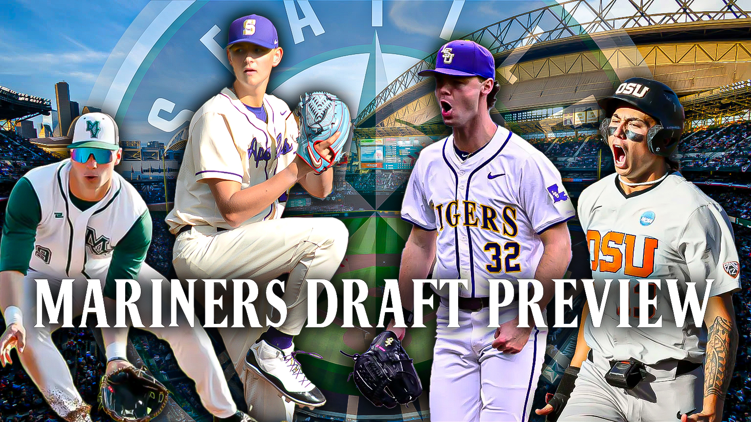 Featured image for the blog, "Can the Mariners Strike Gold in This Year's Draft with #3 Overall? Insights from Joe Doyle"