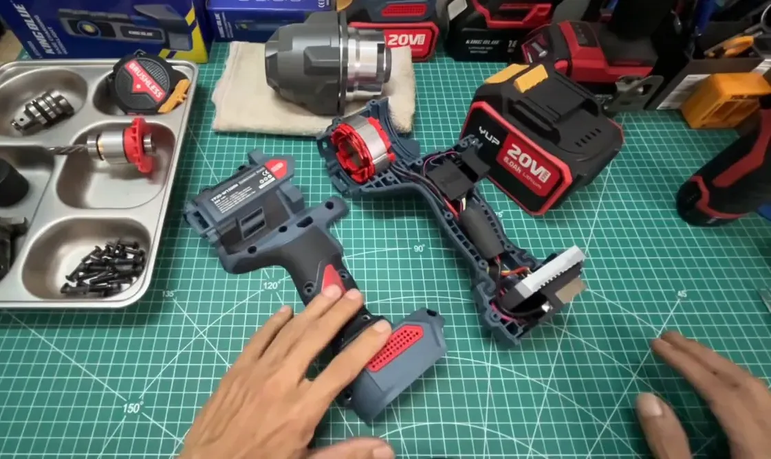 Máy siết bu lông Yupai trên bàn, show thân máy và giá bán