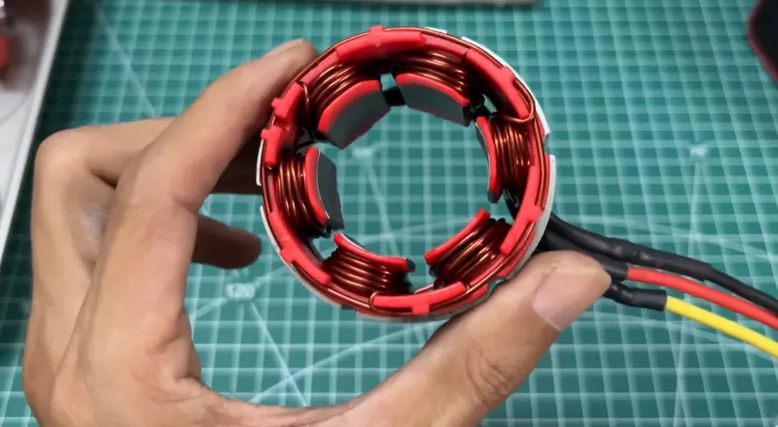 Cụm dây động cơ MC, quấn dây đồng dày, chống rung bằng cao su