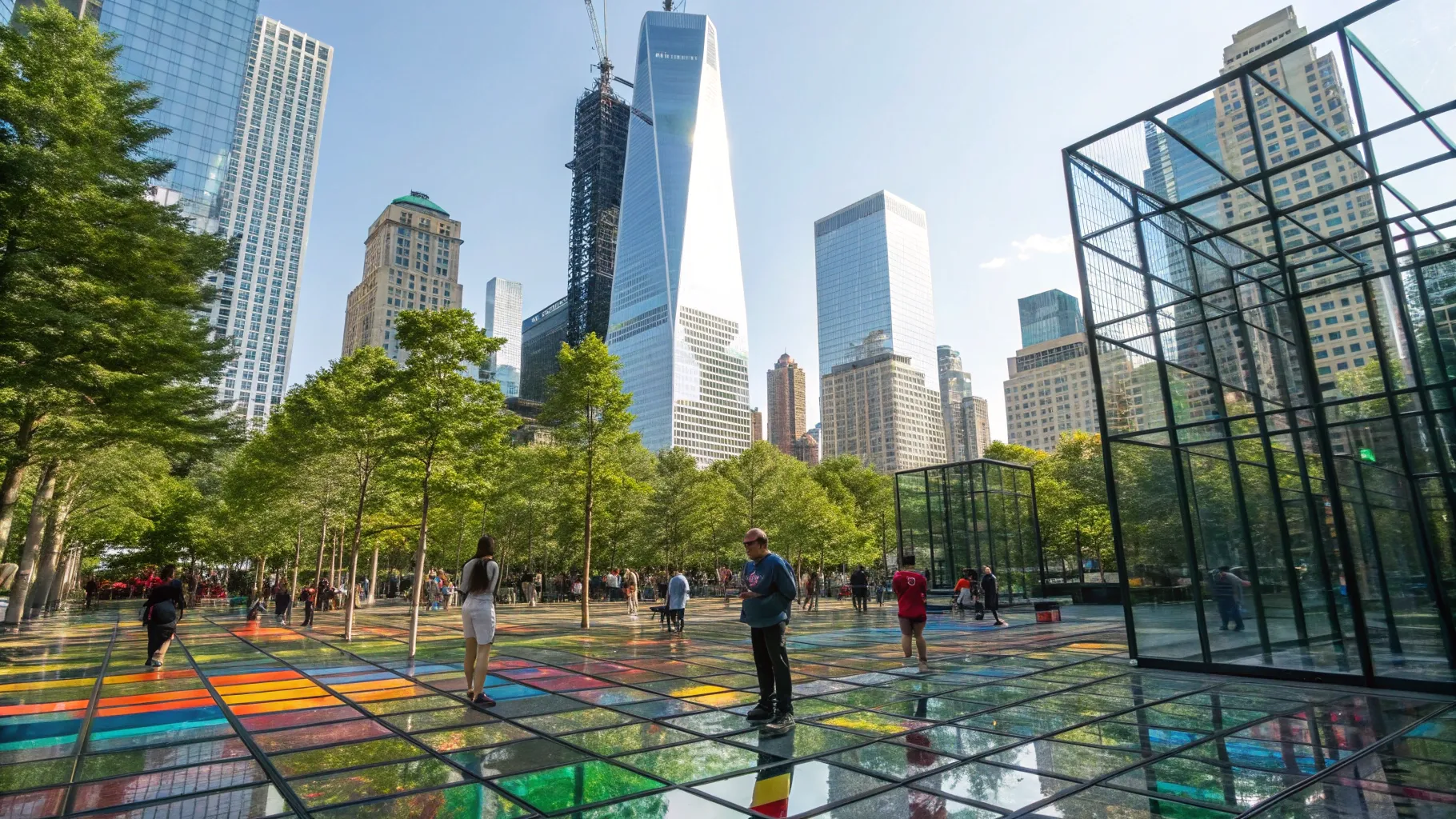 Featured image for the blog, "Reflection Point at Rockefeller Center: Google Labs x Wade and Leta"