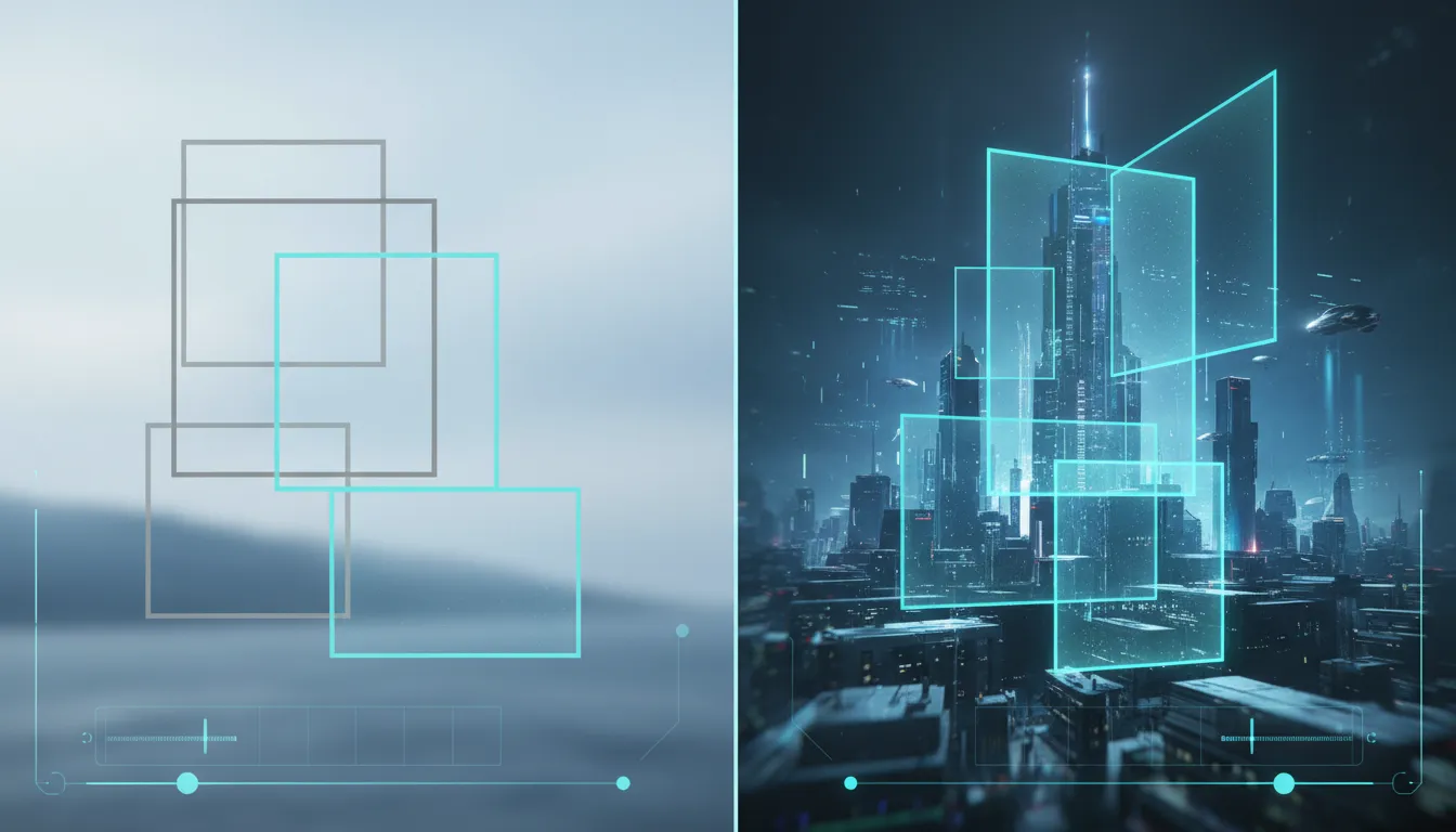 Ilustrace ukazující dynamické poměry stran a vyšší rozlišení při generování obrázků pomocí AI