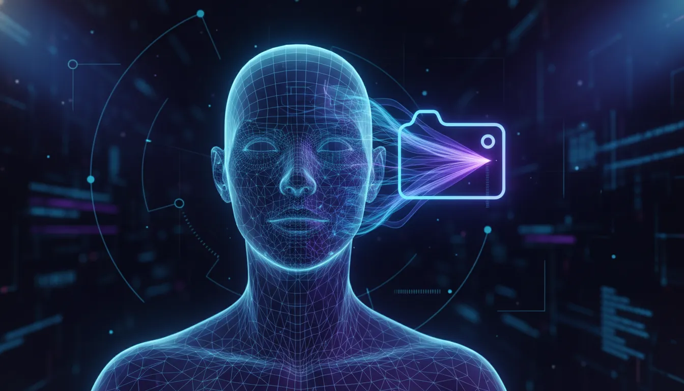 Holografický digitální avatar vytvářený pomocí AI s vizuálním zpracováním videa