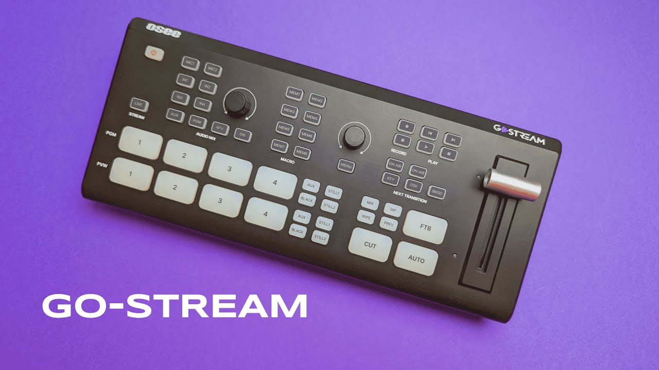 video thumbnail for 'OSEE GO-Stream Deck Video Switcher - Recording Demo'