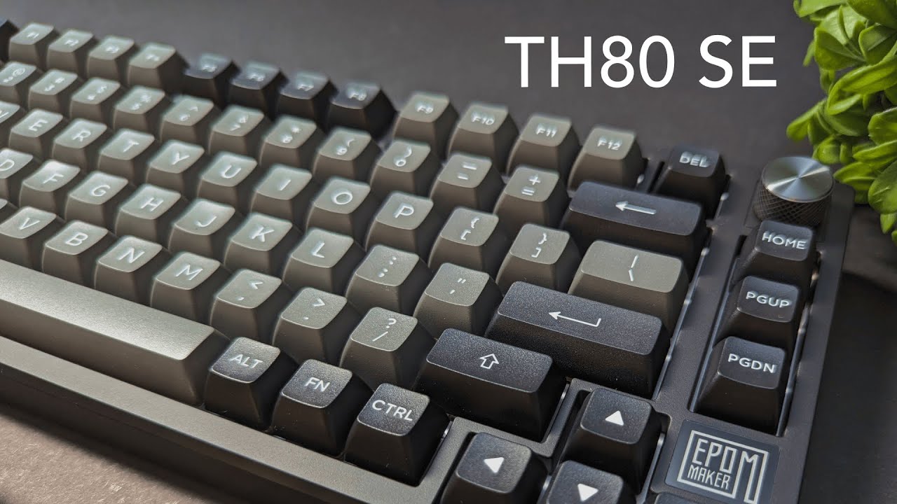 video thumbnail for 'The Ultimate Typing Machine Epomaker TH80 SE Keyboard Review'