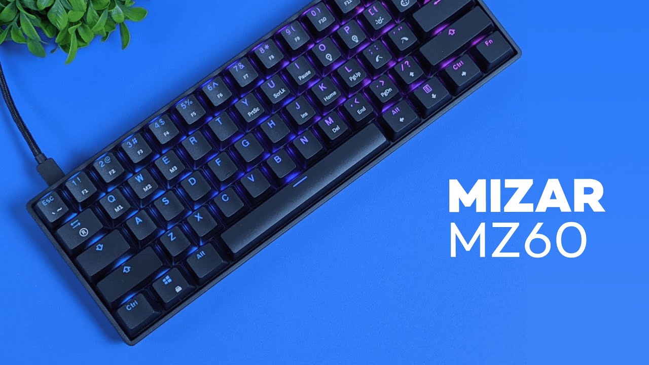 video thumbnail for 'Mizar MZ60 Luna Mechanical Keyboard Review'