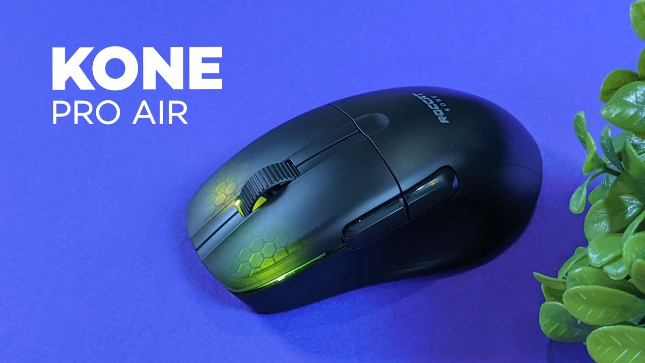 video thumbnail for 'Roccat Kone Pro Air Wireless Gaming Mouse Review'