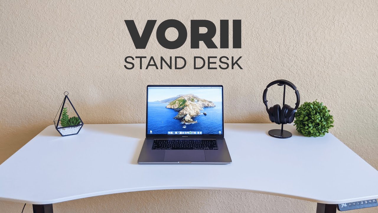 video thumbnail for 'VORII ElementDesk Standing Desk Review'