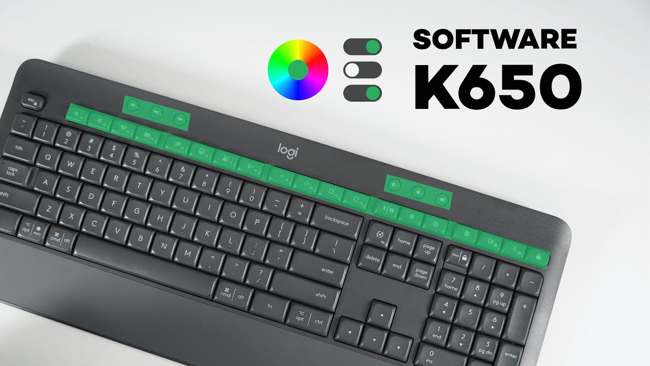 video thumbnail for 'Logitech Signature K650 Keyboard (Logi Options+  Software Overview)'