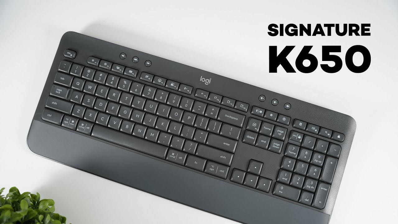 video thumbnail for 'Logitech Signature K650 Keyboard - Review'