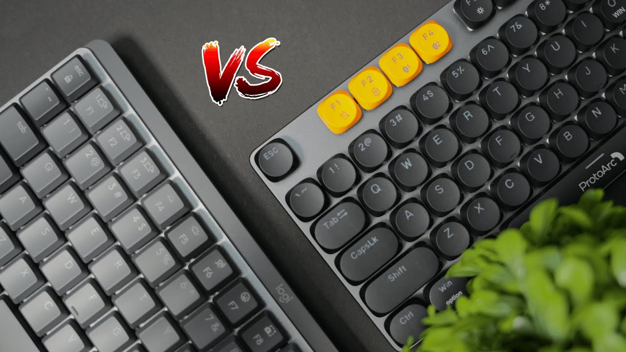 video thumbnail for 'Logitech MX MINI or ProtoArc MECH K300 - The Keyboard Comparison You Can't Afford to Miss!'