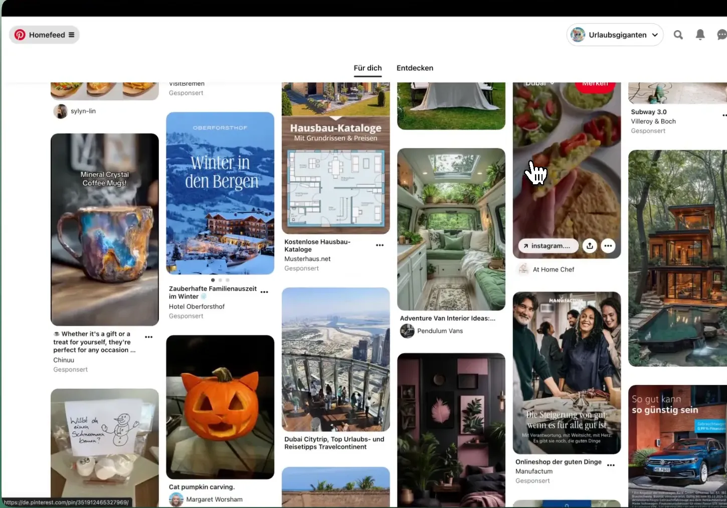 Pinterest Trends Übersicht