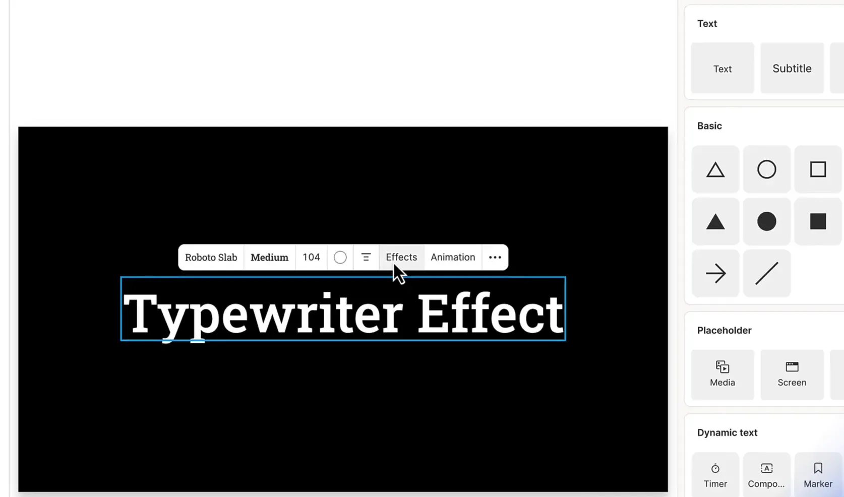 Create a Typewriter Text Effect in Descript