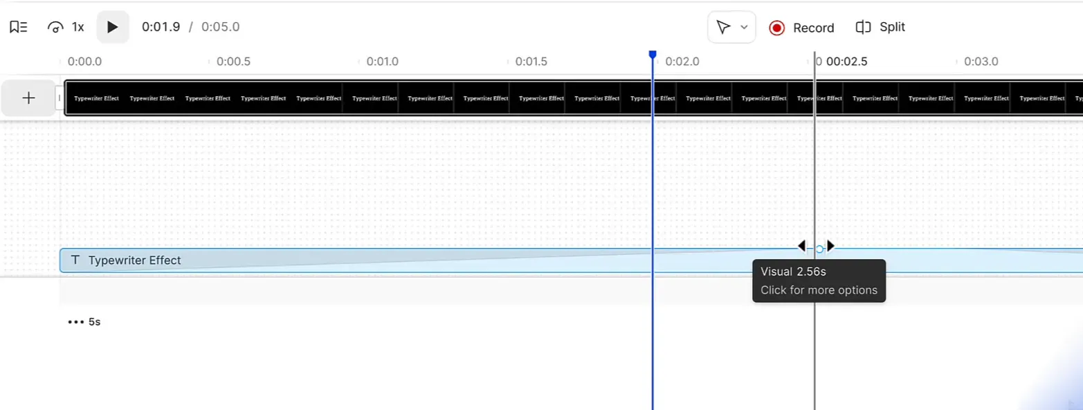 Create a Typewriter Text Effect in Descript