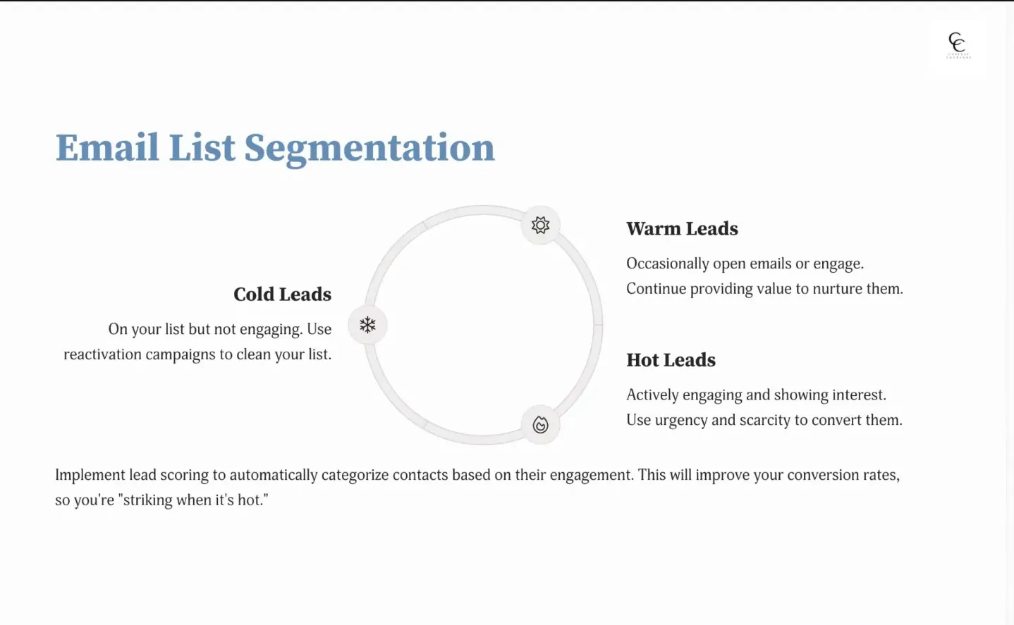 Segmenting your email list for better engagement
