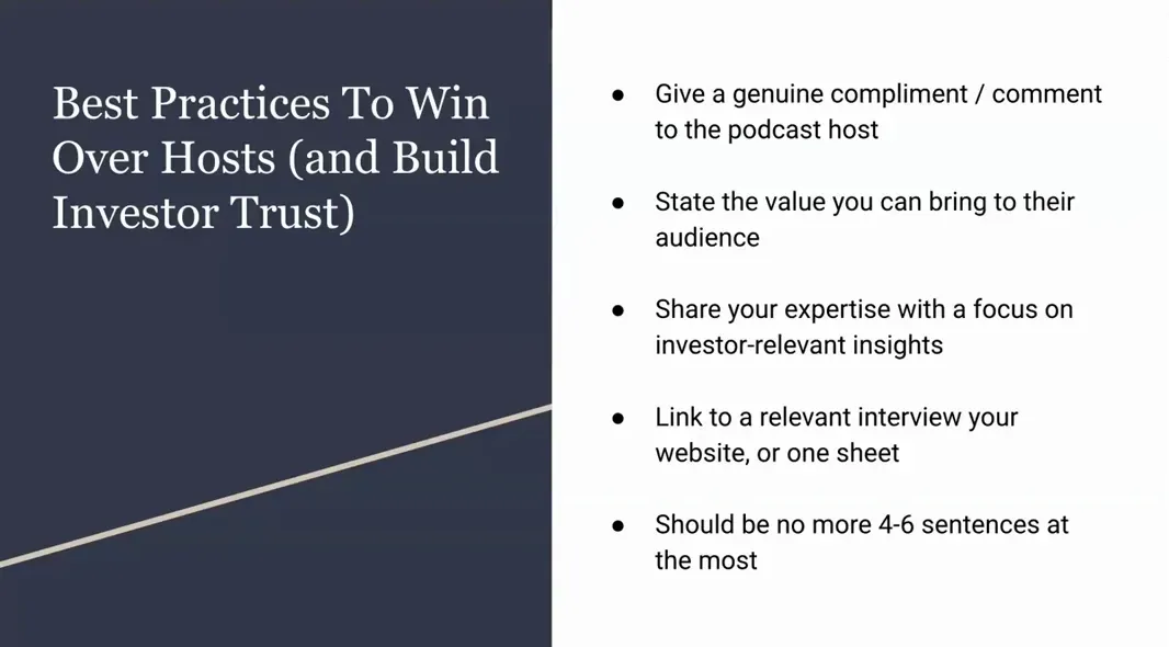 Elements to include in a podcast one-sheet