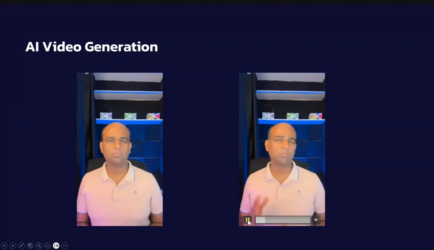 Example of AI-generated video with lip-sync and voice cloning in Mandarin