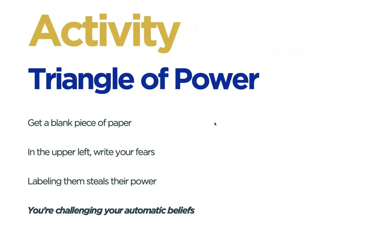Triangle of Power mental model