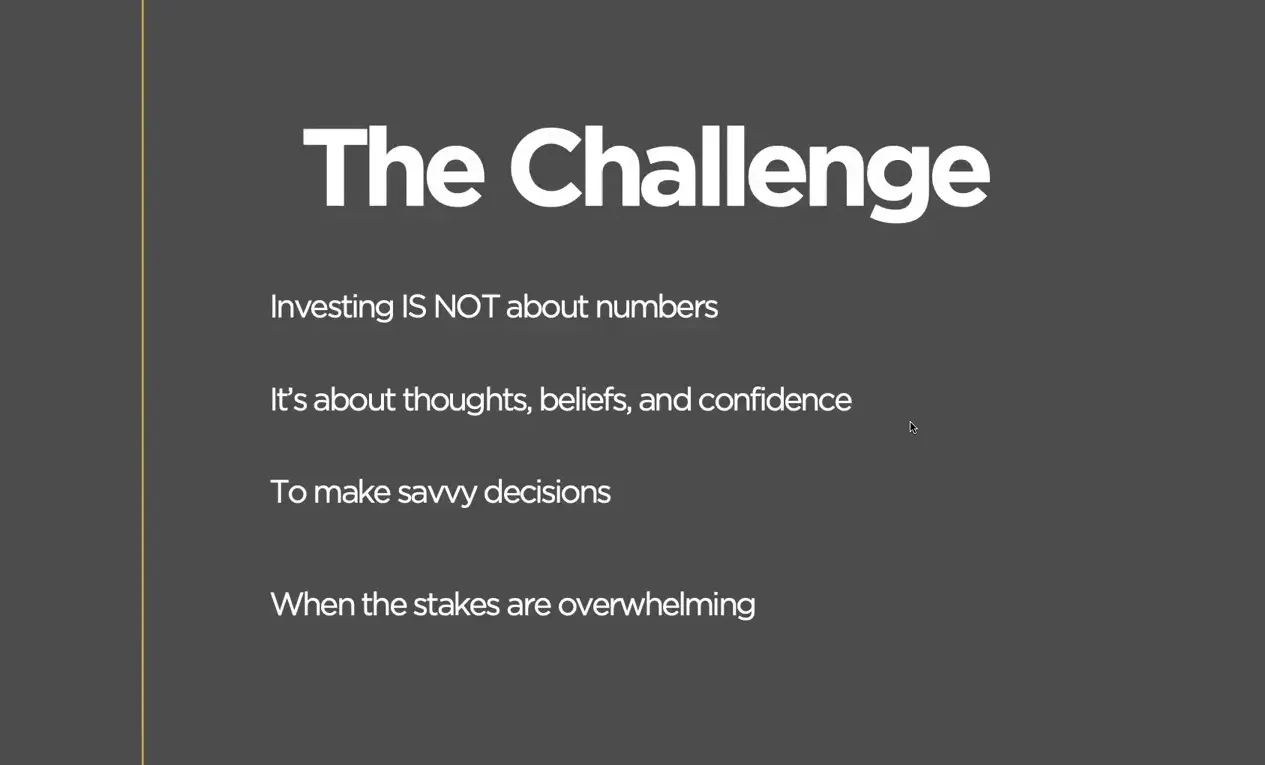 Mindset importance in investing