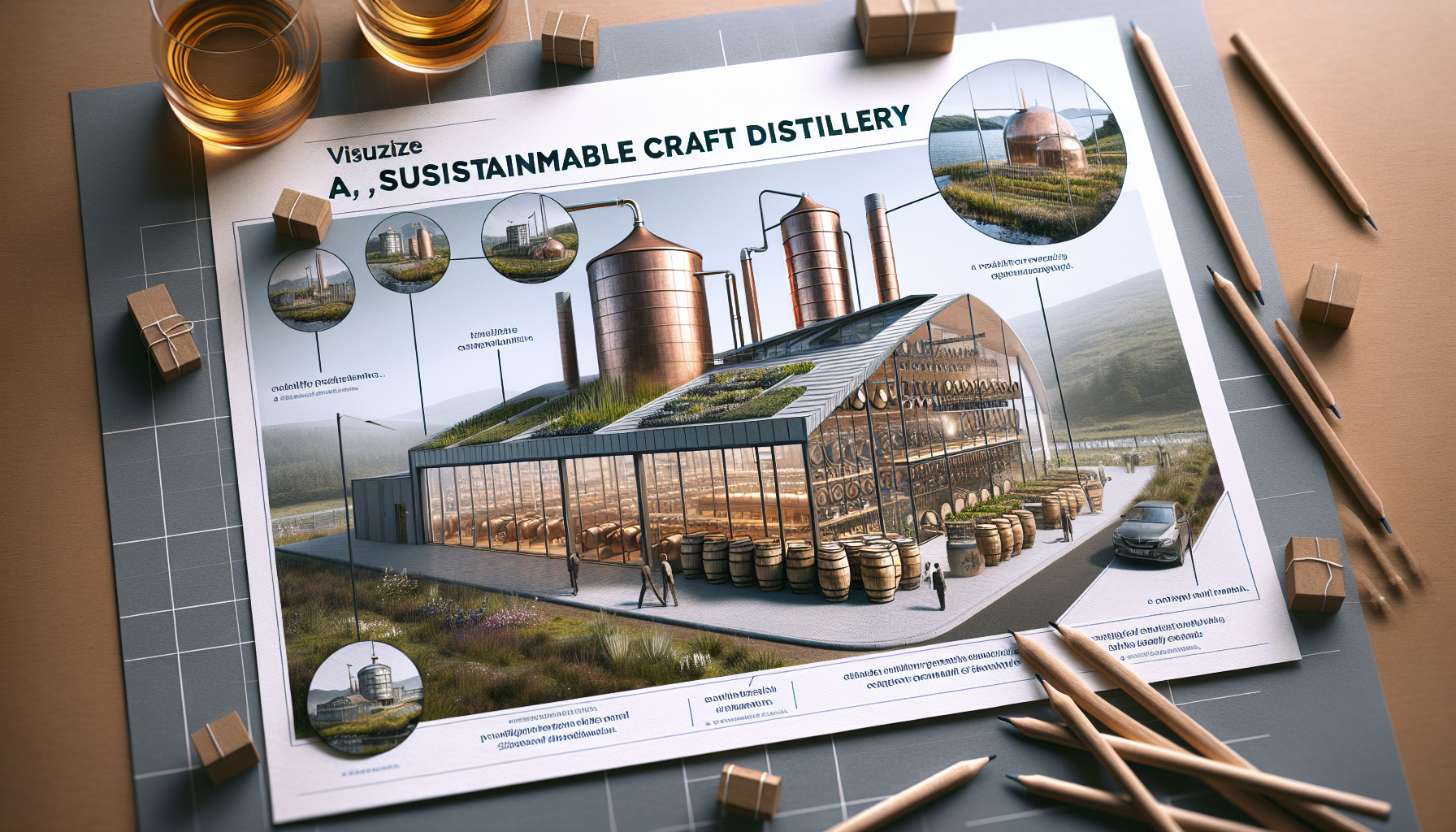 A modern craft distillery in Scotland