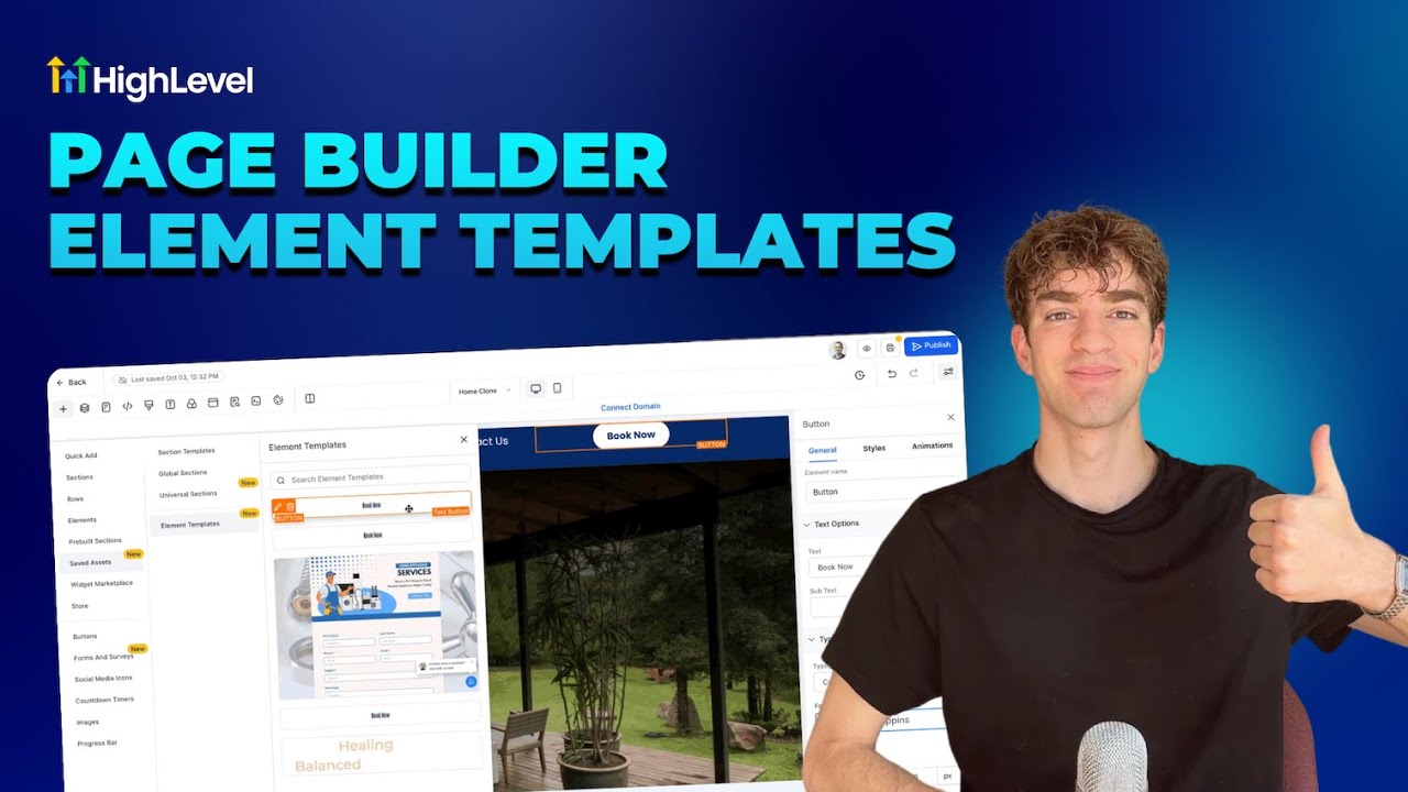 video thumbnail for 'How To Use Element Templates in HighLevel for Consistent Designs'