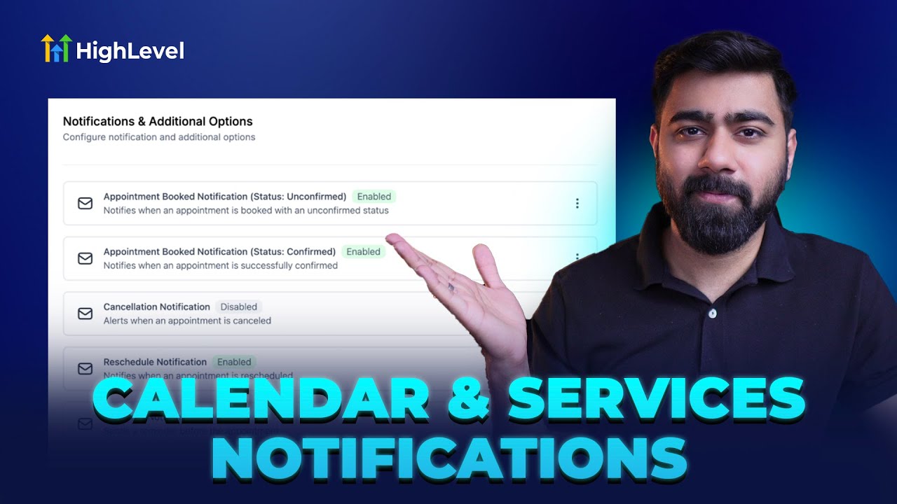 video thumbnail for 'How To Manage Appointment Reminders and Confirmations in HighLevel'