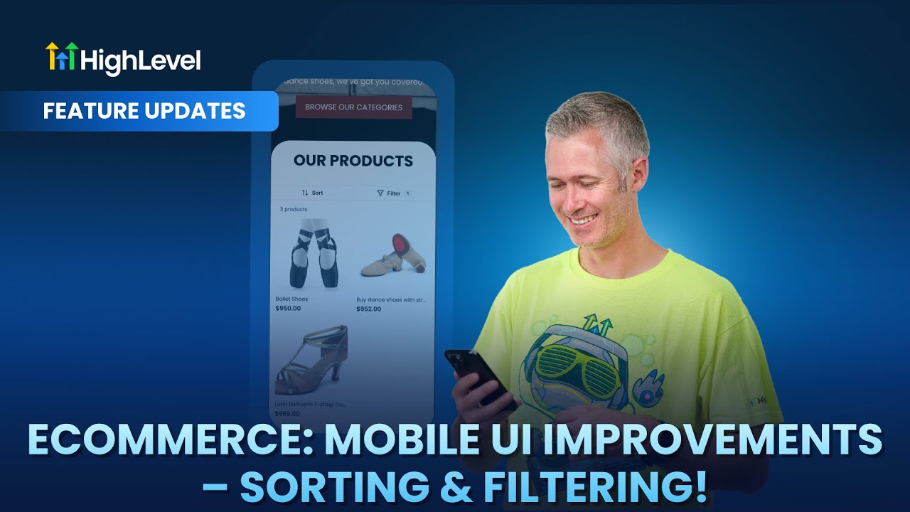video thumbnail for 'ECommerce: Mobile UI Improvements - Sorting & Filtering!'