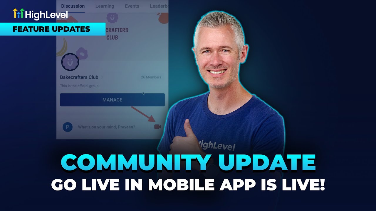 video thumbnail for 'Community Update: Go Live in Mobile App is Live!'