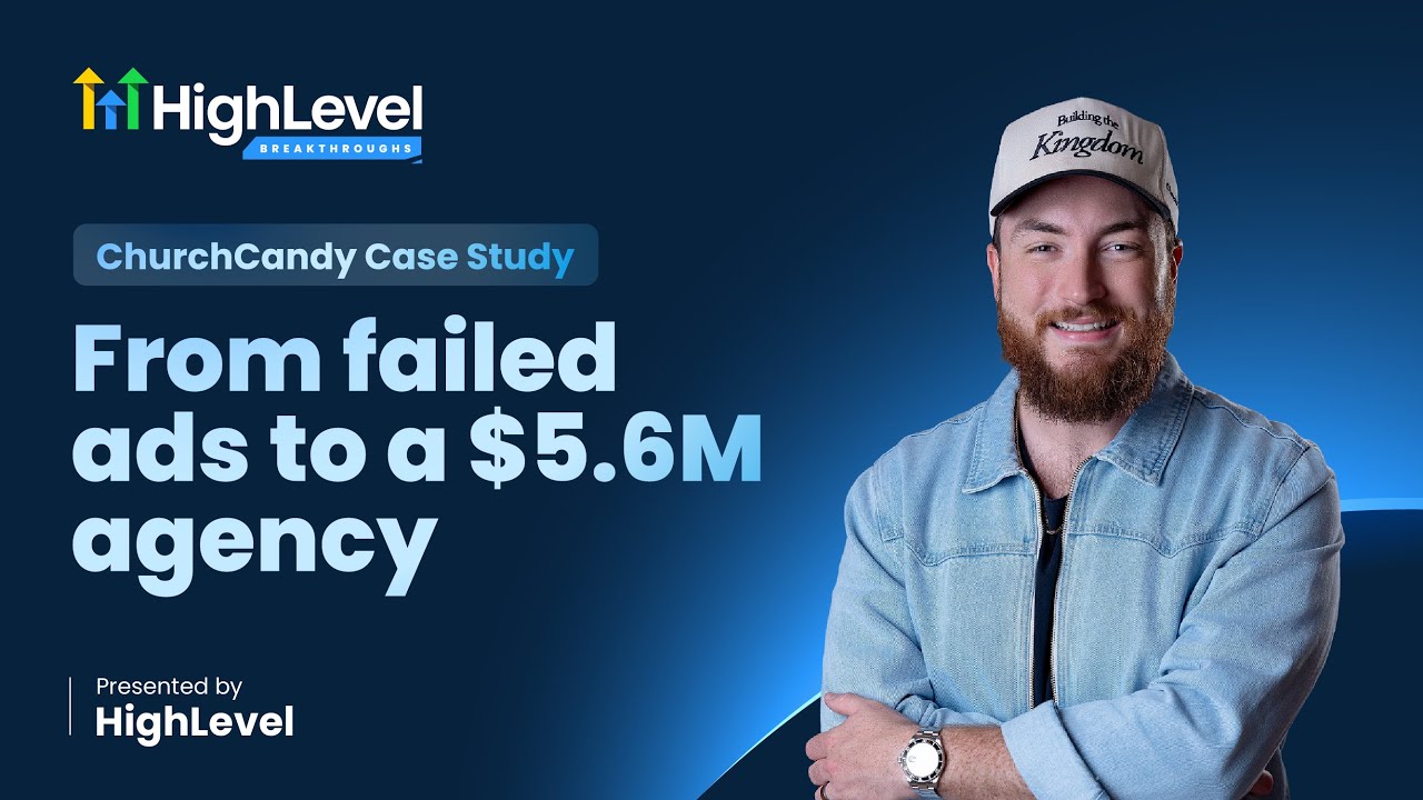 video thumbnail for 'HighLevel Case Studies: How ChurchCandy Scaled from Zero to a Thriving Agency'