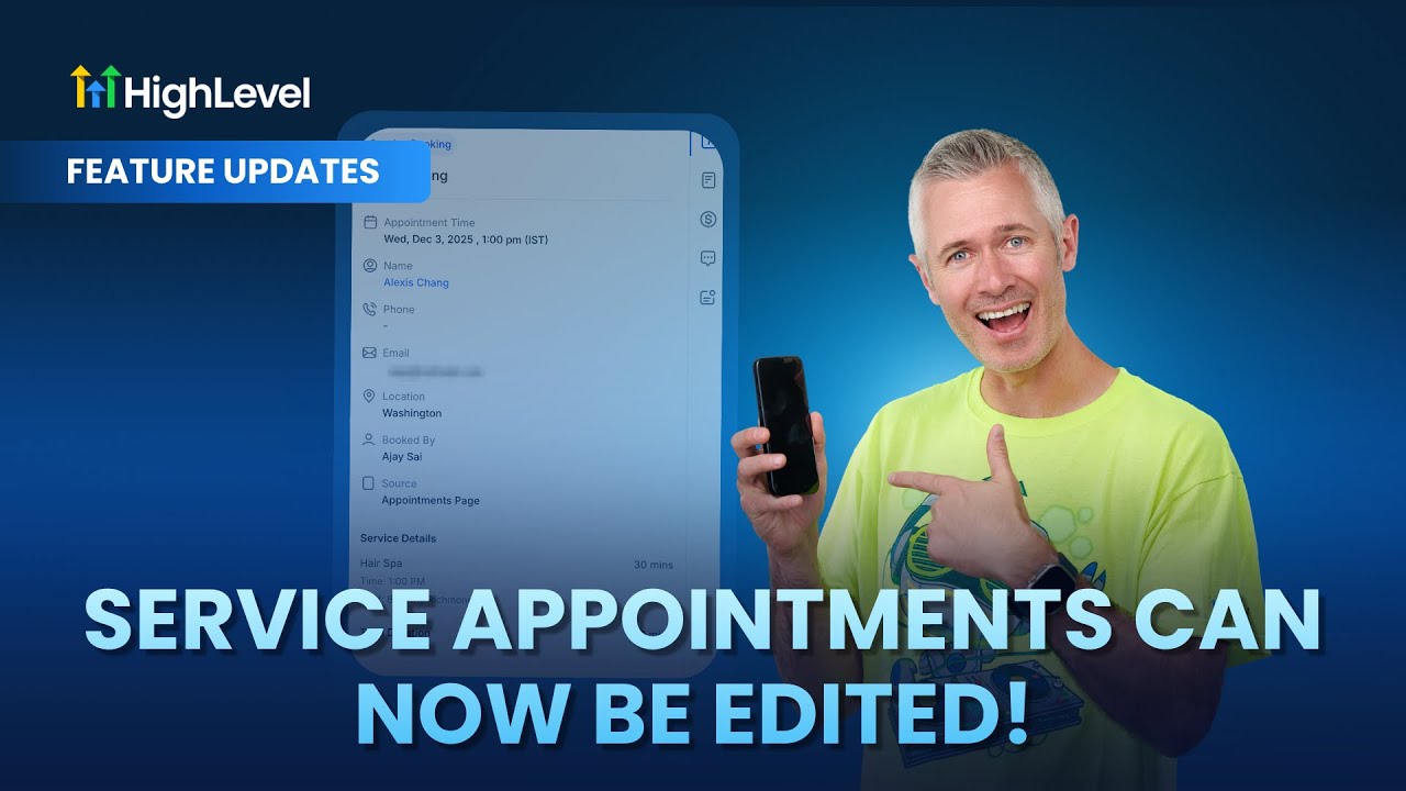 video thumbnail for 'Service Appointments Can Now Be Edited!'
