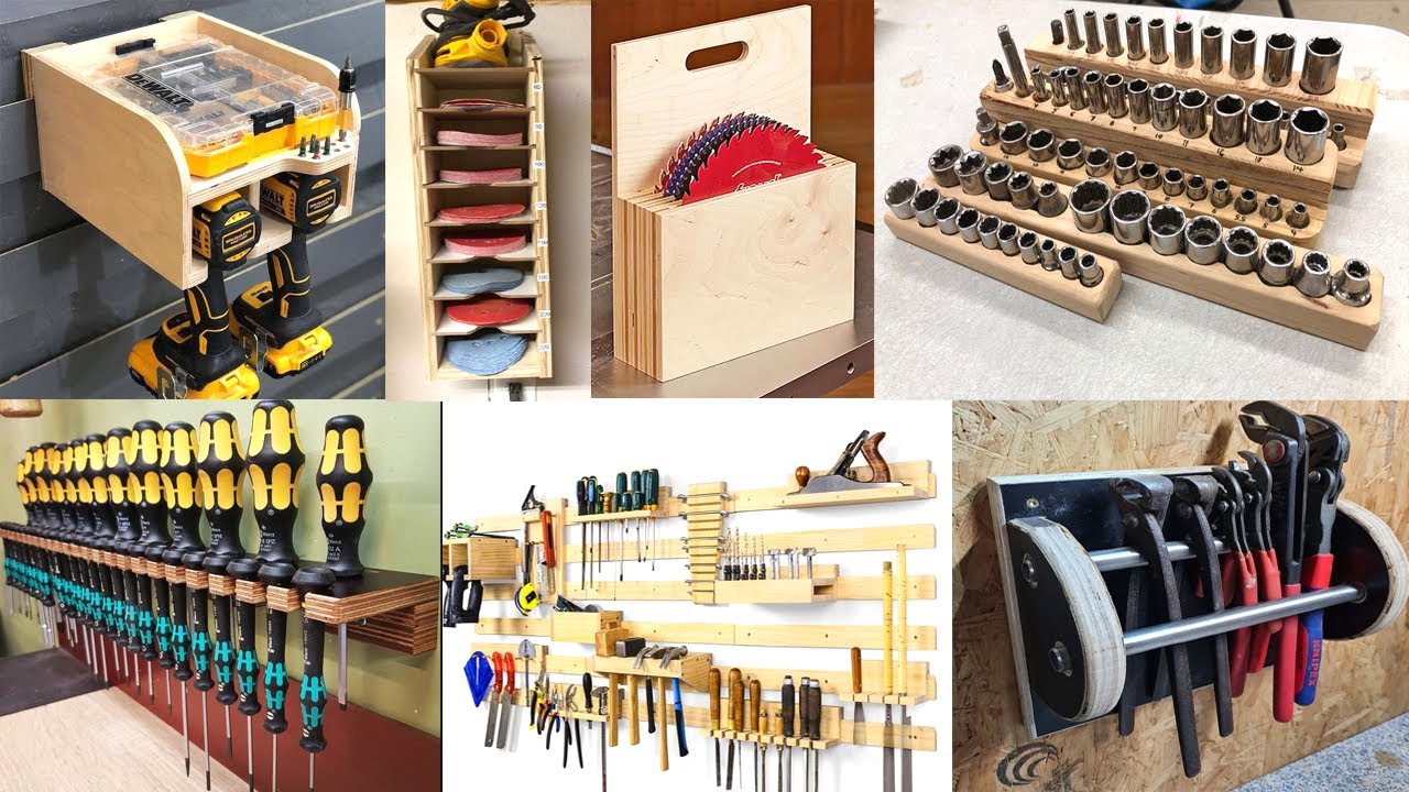 video thumbnail for '100+ Genius Wooden Garage Storage Ideas to Organize Your Tools'