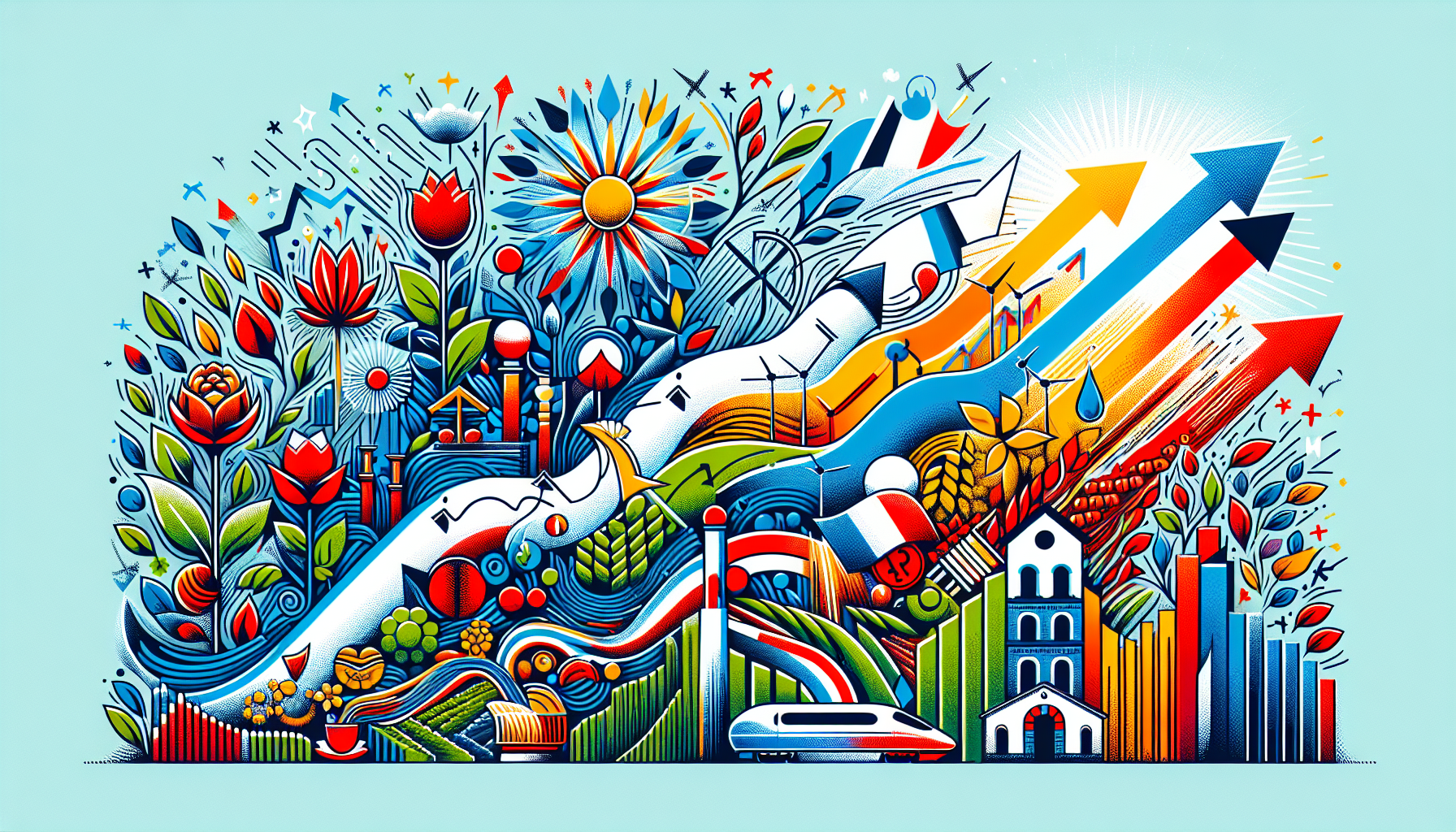 Illustration of the French economy's recovery
