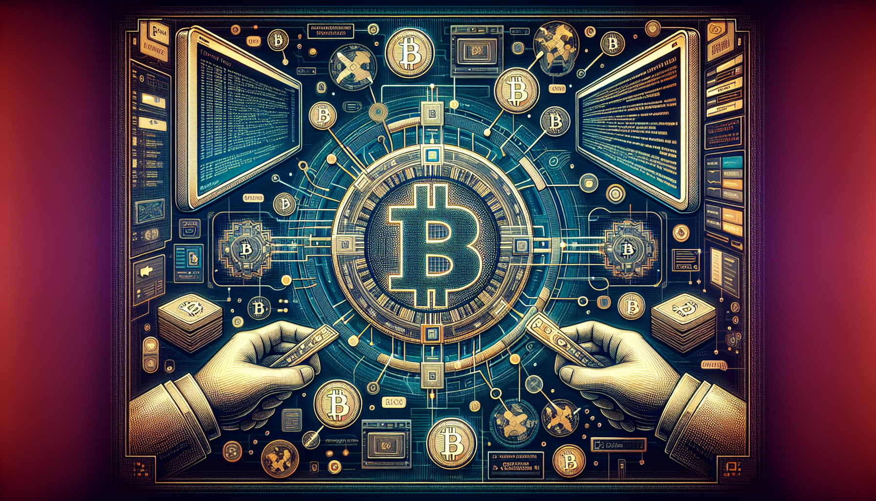 Illustration of the U.S. government's Bitcoin transfer