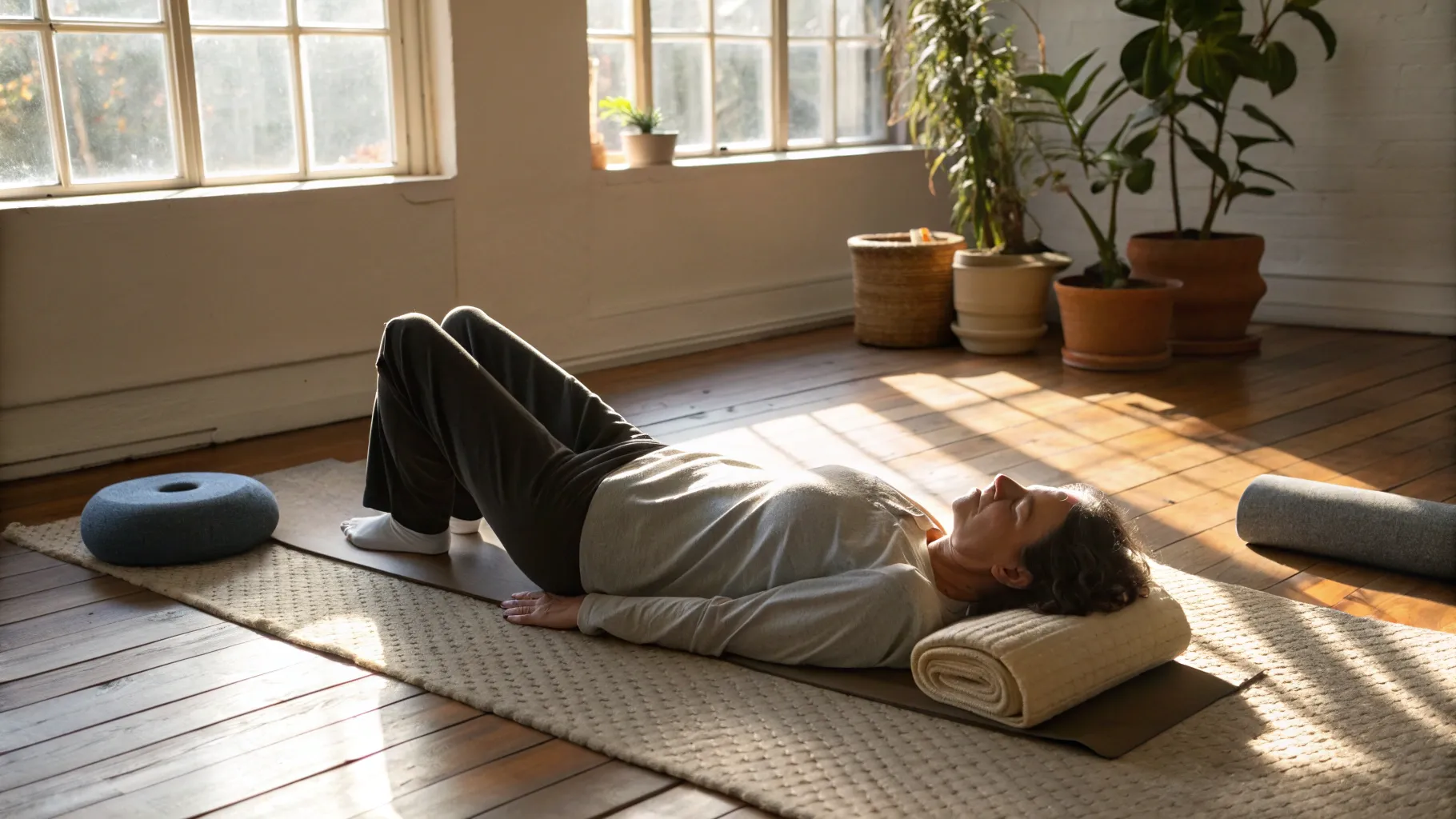 Featured image for the blog, "Stödjande yinyoga – för mjuka höfter och ett lugnt nervsystem"