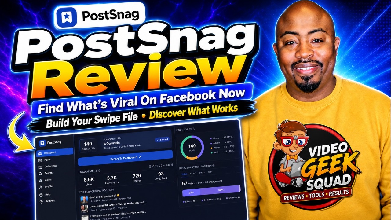 video thumbnail for 'PostSnag Review Grab Viral Content Ideas In Seconds!'