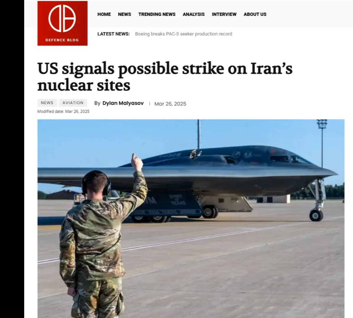 Postura de seguridad nacional de EE. UU.